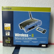 Linksys WKPC54G Wireless-G Network Router & Notebook Card Bundle Kit Never Used picture