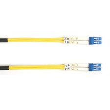 Black Box Fosm-001M-Lclc Os2 9/125 Singlemode Fiber Optic Patch Cable Ofnr Pvc picture