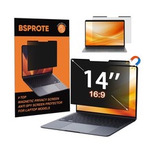 Magnetic Laptop Privacy Screen 14 Inch (Diagonal) 16:9 Display- Removable Ant... picture