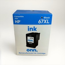 New Sealed Onn 67XL Black Printer High Yield Ink Cartridge For HP Exp 06/26 picture