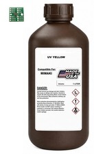 (1 LITER) INK REFILL PREMIUM COMPATIBLE MIMAKI UV CURE LUS 175 + CHIP picture