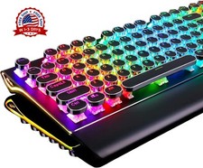 Teclado gamer mecanico exclusivamente para juegos teclados multi color LED NUEVO picture