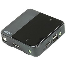 Aten CS782DP 2-Port USB DisplayPort/Audio KVM Switch 4096x2160 60 Hz 1/8