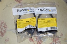 2 New StarTech DVISPL1DD 1 ft. DVI-D to 2 x DVI-D Digital Video Splitters Cable picture