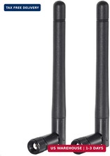 Bingfu Dual Band WiFi 2.4GHz 5GHz 5.8GHz 3dBi MIMO RP-SMA Male Bluetooth Antenna picture