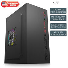 2024 Micro ATX Gaming Office Home Computer PC Case AMD Intel Support M-ATX ITX picture