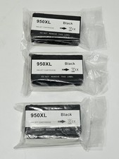 3 Pack 950XL Black Ink Cartridge for HP OfficeJet Pro 8100 8600 Printer picture