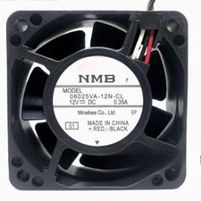 06025VA-12N-CL 1PCS NMB 6CM Waterproof Fan for Photovoltaic Inverters 12V 0.35A picture