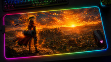 Naruto RGB XXL Mouse Pad Gaming Desk Mat Anime Ninja PC Gamer LED HD picture