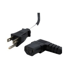 Startech PXT101L 6FT COMPUTER POWER CORD NEMA 5-15P TO RIGHT ANGLE C13 POWER COR picture
