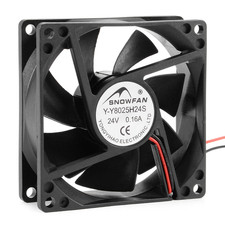 80Mm X 80Mm X 25Mm 8025 24V DC Cooling Fan with Long Life Sleeve Bearings picture