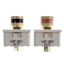 PASS & SEYMOUR LEGRAND S2BP-WV AUDIO SPEAKER BINDING POSTS, ONE PAIR, INSERT picture
