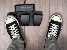 Kinesis Savant Elite2 FP30A Triple USB Foot Pedal Wired Black Used picture
