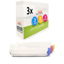 3x MWT Toner for OKI C532DN C542DN Cyan Magenta Yellow picture