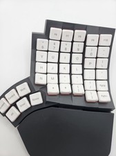 MoErgo Glove80 Rev 2 Ergonomic Split Keyboard - Plum Blossom 45gf Silent Linear picture