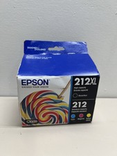 Epson 212XL Genuine Ink Black & 212 Yellow, Magenta, Cyan EXP 10/2027 picture