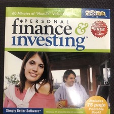 Personal Finance and Investing PC CD.  SEALED picture