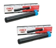 2 x Genuine Toner OKI Okifax OF 1050 5200 5300 5500 5600 5650 / 09002395 Type 2 picture