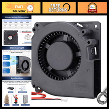 120mm Brushless Cooling Blower Fan - 12V DC Centrifugal Ventilation Fan picture