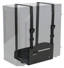 Black Universal PC Wall Mount with Straps, MOUNT-PC03V picture