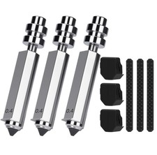 3PCS Kobra X/Kobra 4 Nozzle Integrated 0.4Mm Hardened Steel Nozzle Hotend Quick- picture