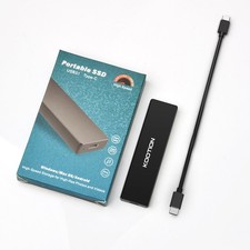 250GB Portable SSD Type‑C/Type‑A, 900MB/s High Speed External Solid State Drive picture