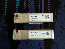 10Gtek a Pair of 10G SFP+ Bidi Transceiver, LC 10G-Bidi: 20km, 1-Pair picture