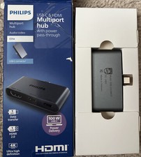 Philips USB-C Multiport Hub with 1 HDMI 1 USB-C 1 USB-C PD - NEW OPEN picture