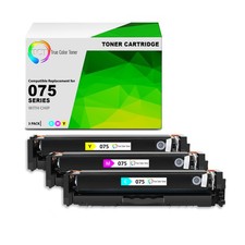 TCT Compatible CMY Toner Cartridge Replacement for Canon 075 – 3-Pack picture