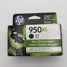 Genuine HP 950 XL Black Ink Cartridge 950XL  Exp 07/2023  NEW SEALED picture