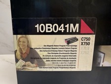 Lexmark 10B041M Magenta Print Cartridge for use in C750, X750 Sealed picture