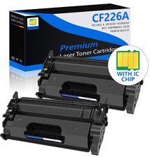 2 Pack CF226A Toner Cartridge for HP 26A LaserJet Pro MFP M402d M402n Printer picture