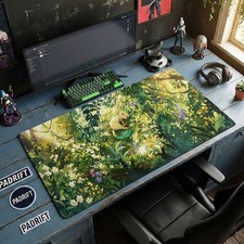 Leafeon Forest Meadow XL Gaming Mouse Pad, Pokemon Desk Mat picture