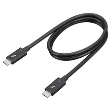 Lenovo Thunderbolt 4 USB-C Cable 40Gbps 0.7M Black High Speed 4X91K16968 picture