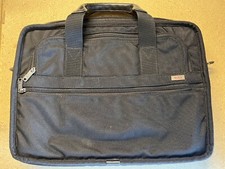 TUMI Black Nylon Ballistic Basic Laptop Bag Briefcase Pre-owned NO STRAP C51 picture