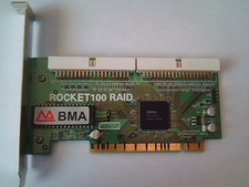 Highpoint Rocket100 Raid 2-port PCI controller card BMA V1.2 MicroAurora  picture