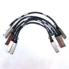 NetApp Amphenol 0.5M/1.5ft External SAS Cable QSFP TO QSFP 112-00176 Lot 5 picture