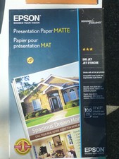 This is new but opened package of Epsom Matte presentation paper, 11 x 17” picture