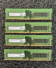 Micron 64GB (4x16GB) DDR4-3200 PC4-25600 2Rx8 Non-ECC UDIMM MTA16ATF2G64AZ picture