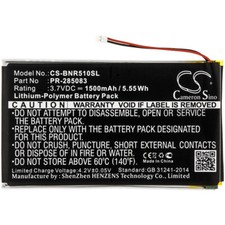 1500mAh Battery for Barnes & Noble BNRV510;Nook Glowlight Plus 2015;PR-285083 picture