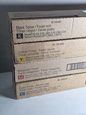 ✅ 🇺🇸 4PK GENUINE XEROX TONER COLOR 550 560 570  SET CMYK picture