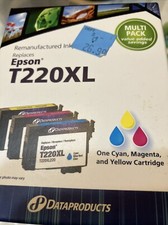 Epson T220XL-BCS 220 Cartridge Ink, Cyan/Magenta/Yellow, Black Missing  picture