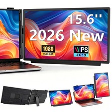 Laptop Screen Extender 15.6 Inch, FHD 1080P IPS Portable Travel Dual Monitor, picture