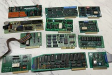 Lot of 11 Vintage Apple II Computer Boards + one PC  Jr Modem (see pics) picture