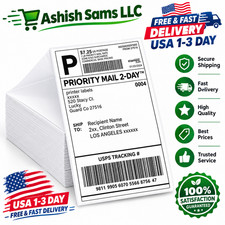 4x6 INCH 500 Sheet thermal Shipping label (Package of 1 Pack) picture