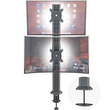 HEMUDU Dual Monitor Articulating Desk Mount Arm Stand - Vertical Stack hd04b-002 picture