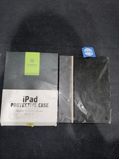 KingBlanc Book Style iPad A16 11th/10th Gen iPad Vintage Vegan Leather Cover  picture