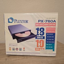 MINT Plextor PX-760A 18X DVD-RW Burner CIB - Dual Bezels - The Last True Plextor picture
