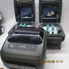 LOT-3 Zebra ZP 450 Thermal Label Printer *PARTS & REPAIRS* T5-A3 picture