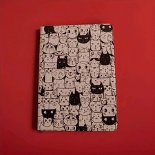 Case Cover For Apple IPAD Black While Cute Cats Animal Lover Kitten 9 1/2 X 7 In picture
